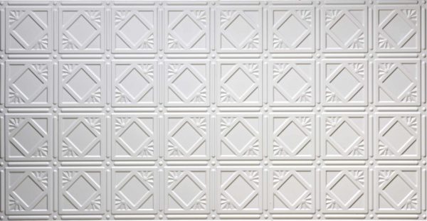 Pattern #207 - All Colors - 2'x4' Faux Tin Ceiling Tile Pattern