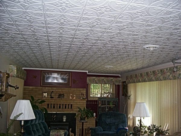 Pattern #309- All Colors - 2'x4' Faux Tin Ceiling Tile Pattern - Image 2