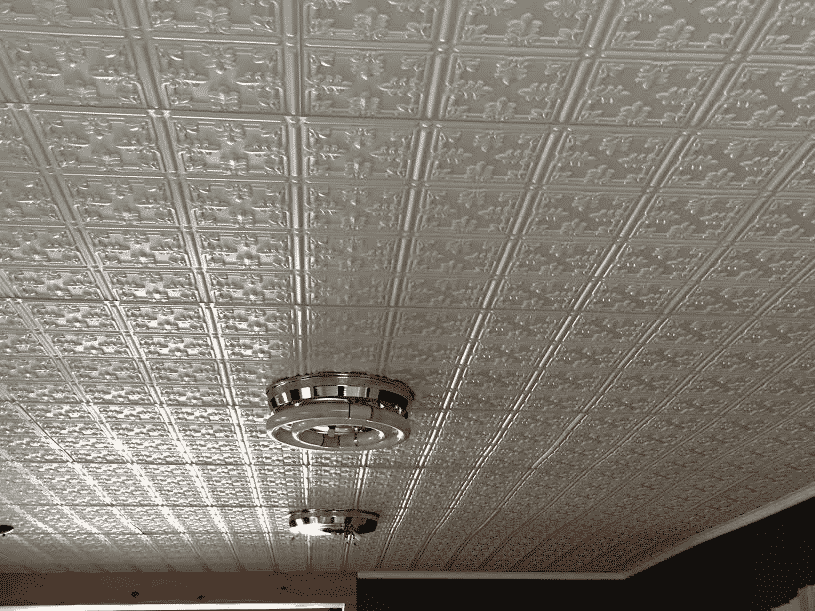 Faux Tin Ceiling Tile Pattern