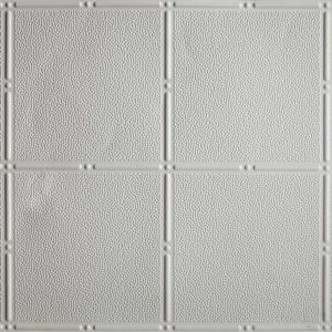 Pattern #310 - White - 2'x4' Faux Tin Ceiling Tile Pattern